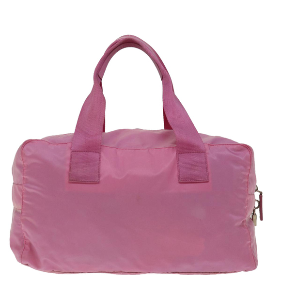 PRADA Boston Bag Nylon Pink Auth ac2870 - Picture 3 of 16